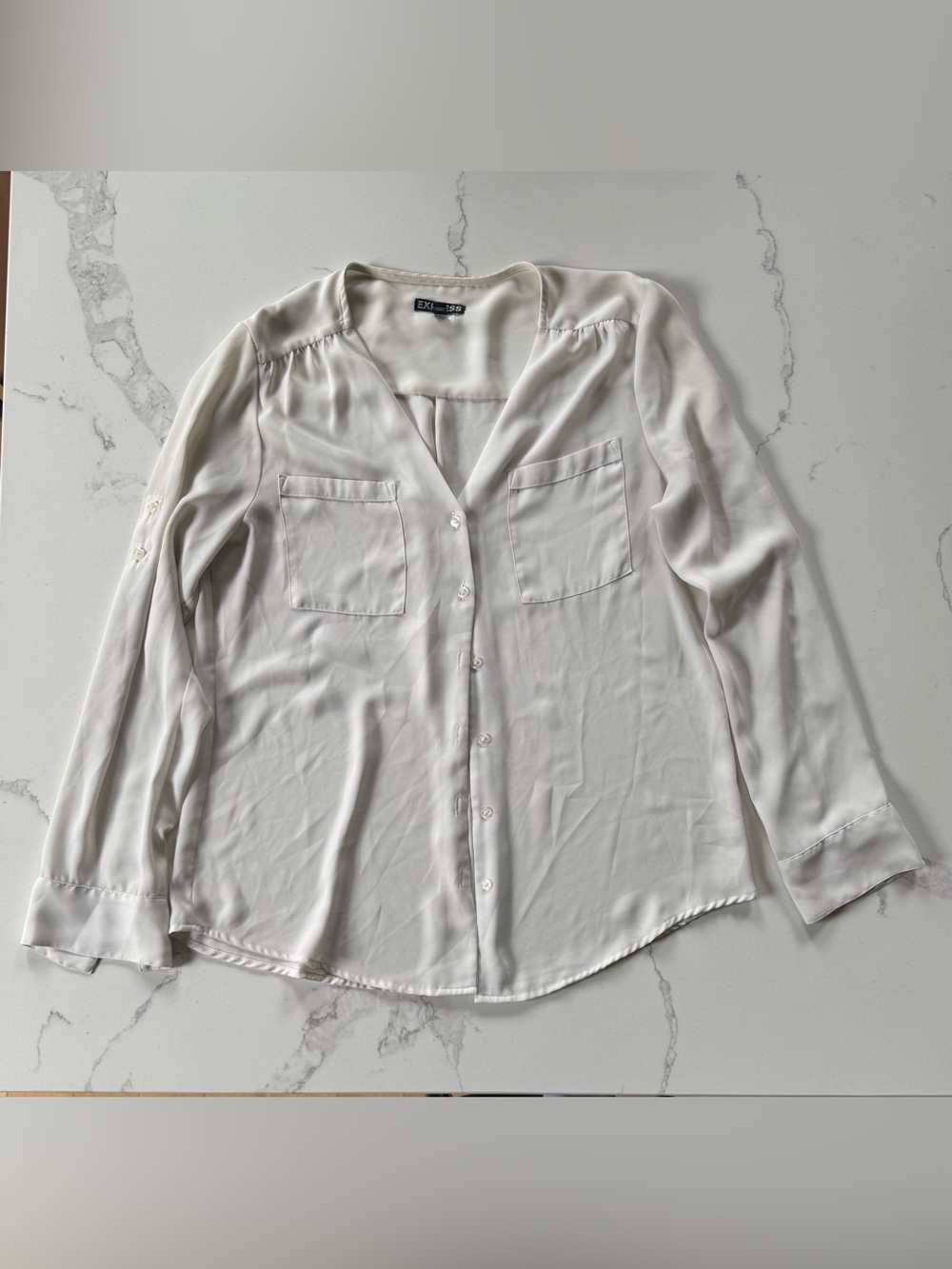 Express women’s button up blouse - M